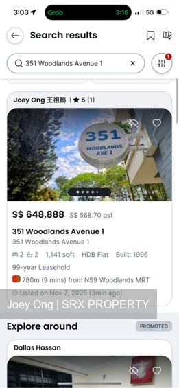 Blk 351 Woodlands Avenue 1 (Woodlands), HDB 4 Rooms #501487601